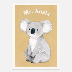 Lastenhuoneen koala-poster Posterscape Creative Studio