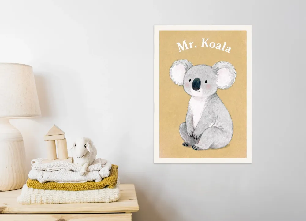 Lastenhuoneen koala-poster Posterscape Creative Studio