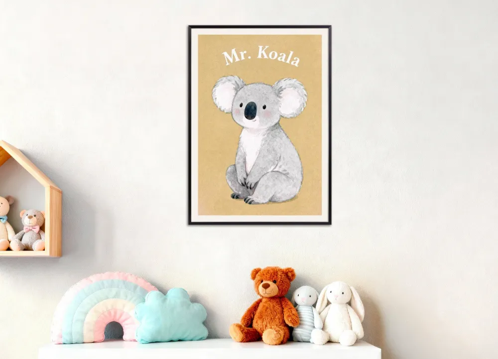 Lastenhuoneen koala-poster Posterscape Creative Studio