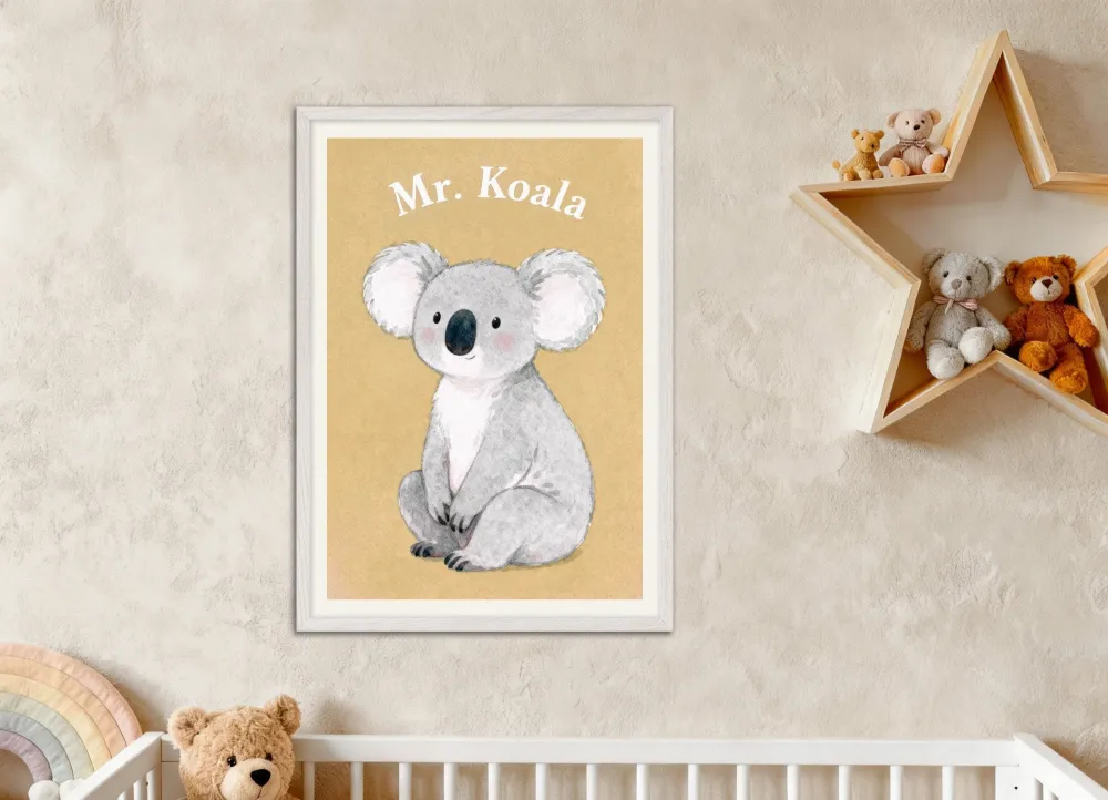 Lastenhuoneen koala-poster Posterscape Creative Studio