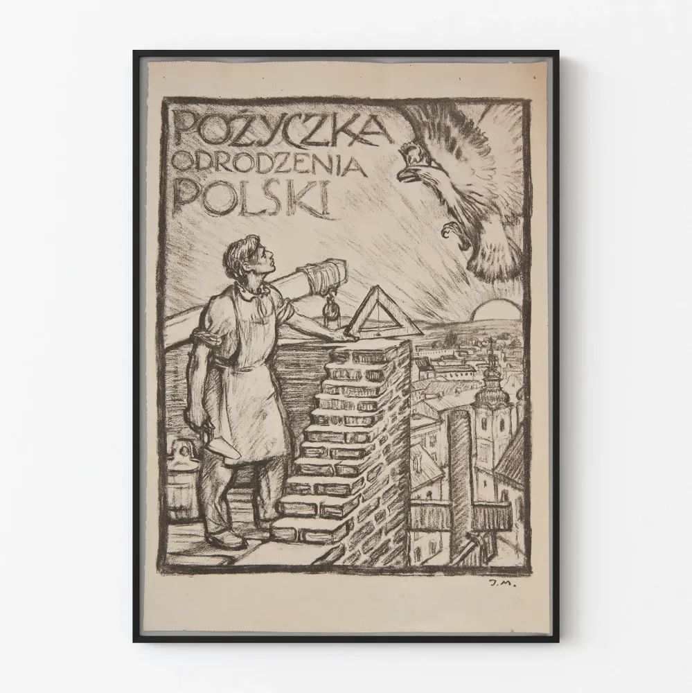 Pożyczka Odrodzenia Polski - Teemainen seinäkoriste historia ja rakentaminen Juliste