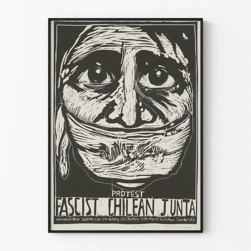 Protestijuliste Chileen fascistista juntasta