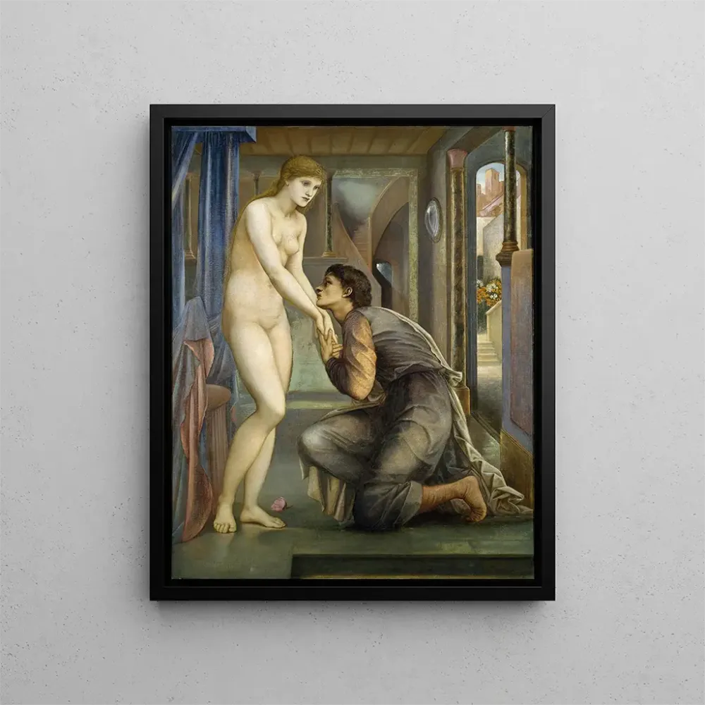 Pygmalion ja kuva, Sielu saavuttaa - Sir Edward Coley Burne - Jones | Taidetuloste