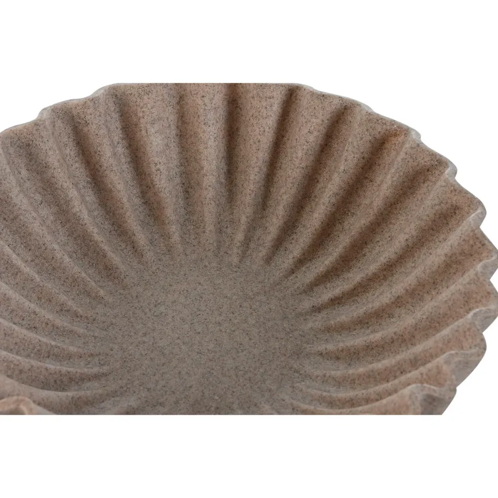 Pöytäkoriste Home ESPRIT Beige Kaupunki 28 x 28 x 8,5 cm
