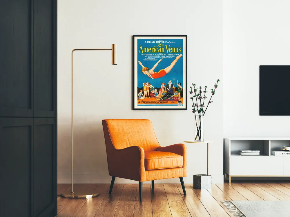 Retro juliste American Venus, elokuvateatterin seinäkoristelu