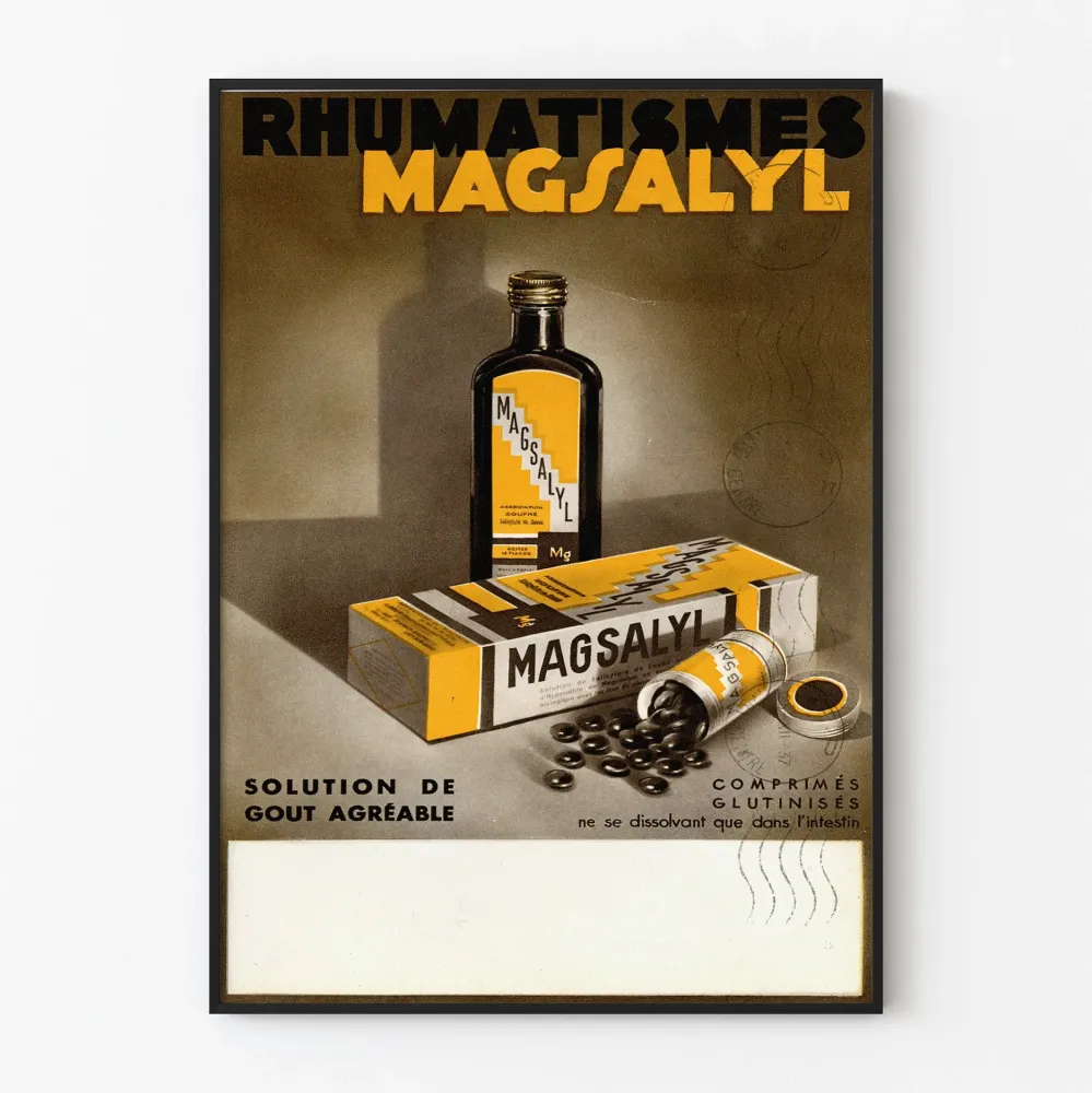 Retro juliste Magsalyl-lääkkeestä reumasairauksiin