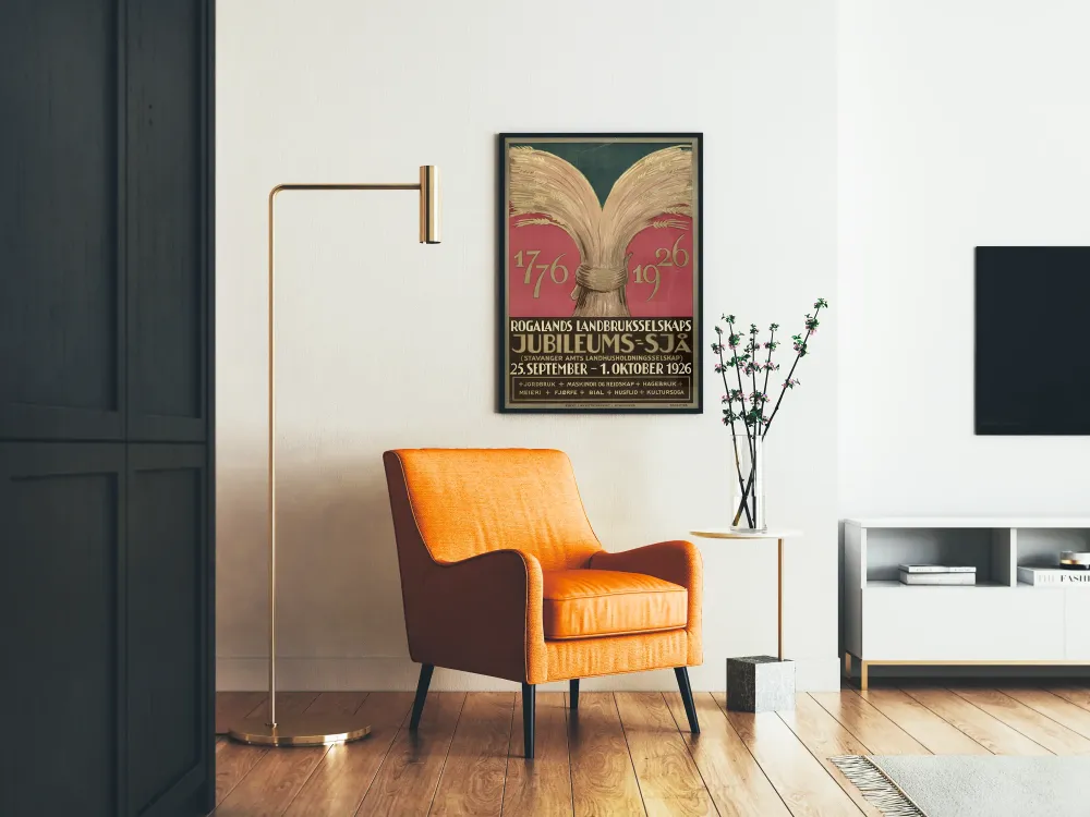 Retro juliste Rogalands Landbruksselskaps juhlavuosi 1926