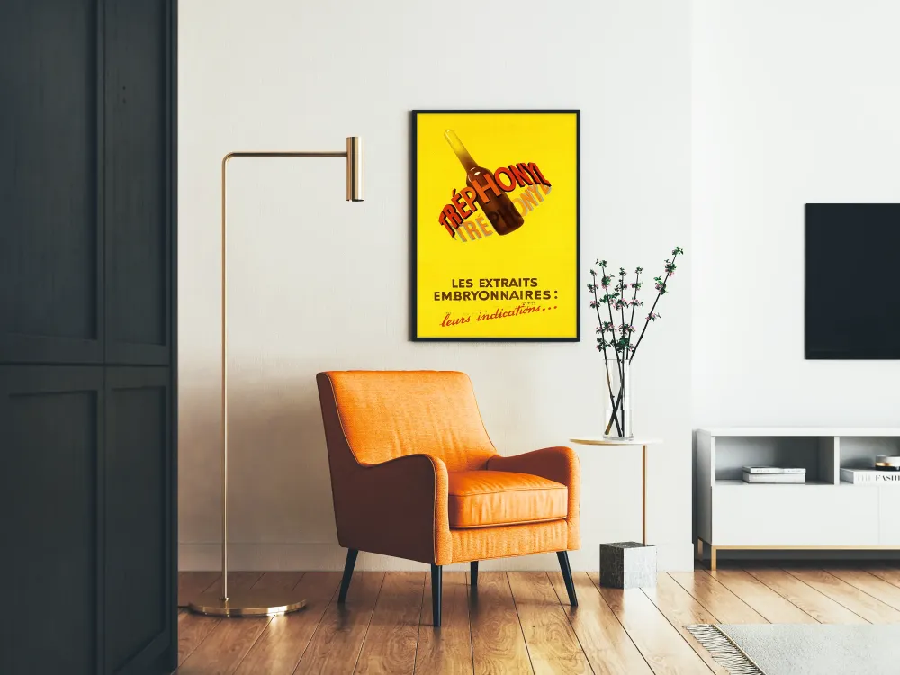 Retro juliste Tréphonyl seinäkoristukseen