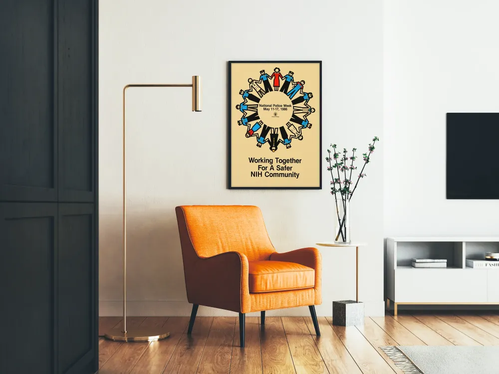 Retro Juliste Yhteisön Turvallisuus NIH