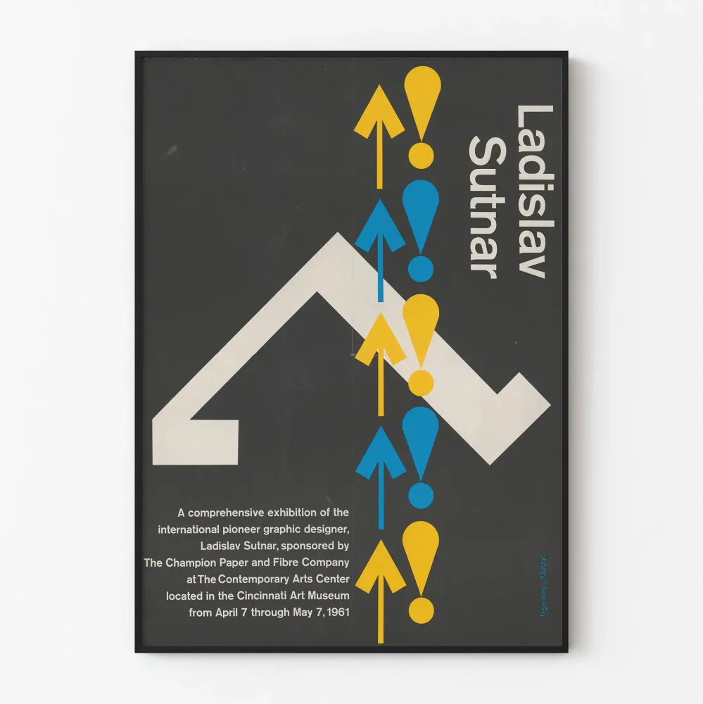 Retrojuliste näyttely graafikko Ladislav Sutnar