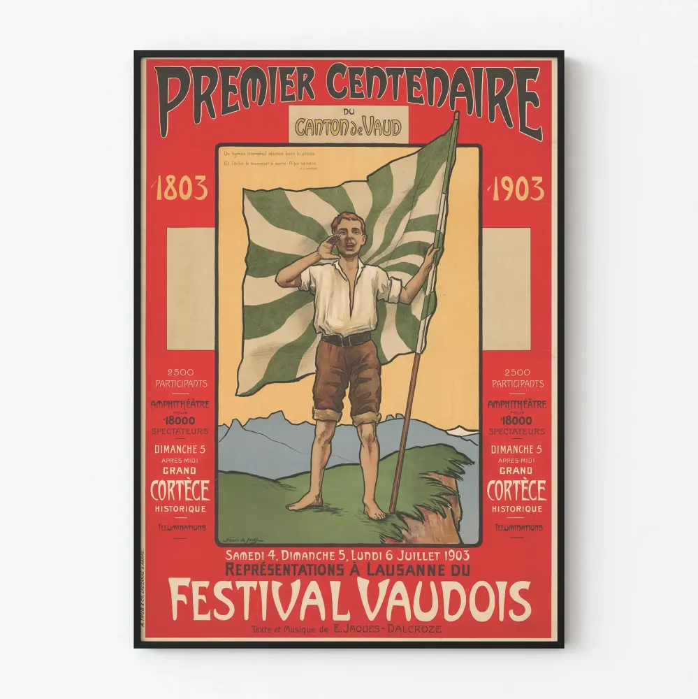 Retrojuliste Vaudin festivaali Ensimmäinen vuosisata Vaudin kantonissa