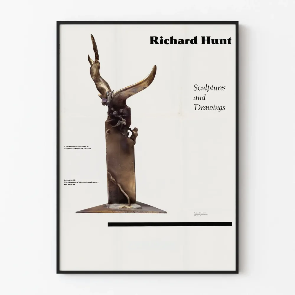Richard Hunt -veistokset ja piirustukset juliste
