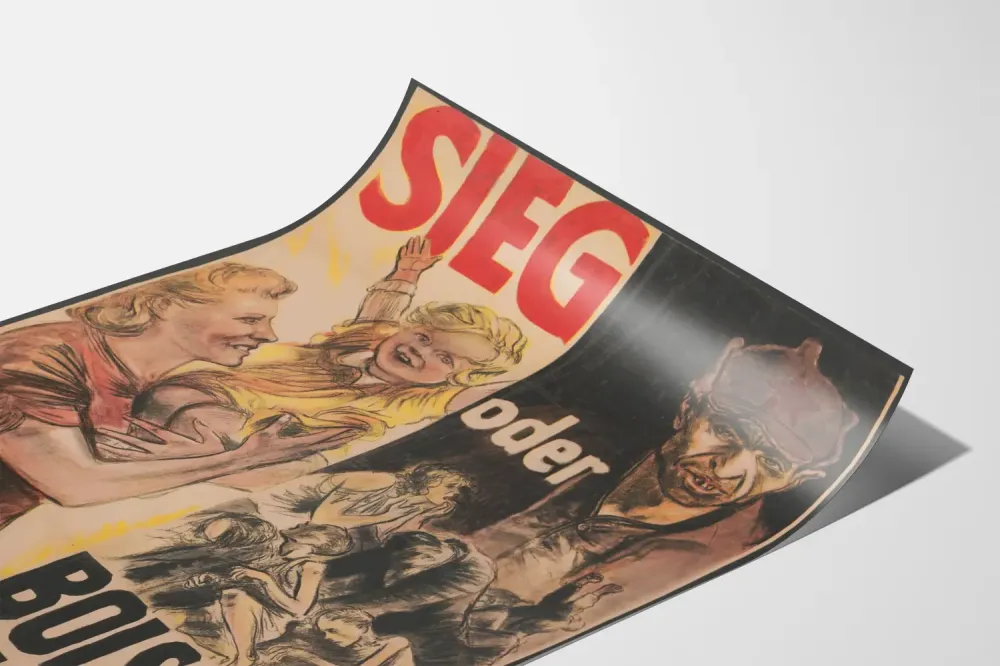 Saksan vanha propagandajuliste: Voitto vai bolshevismi