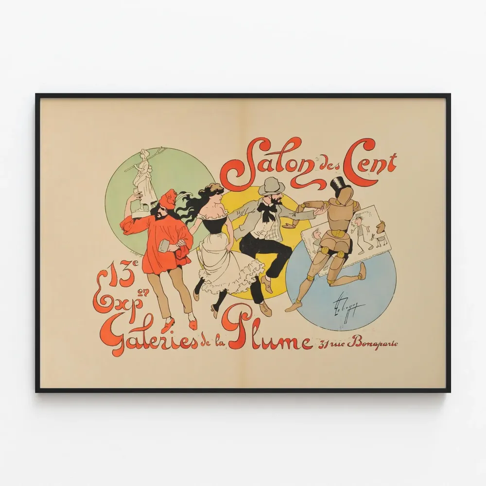 Salon des Cent - Galerijojen näyttely Juliste