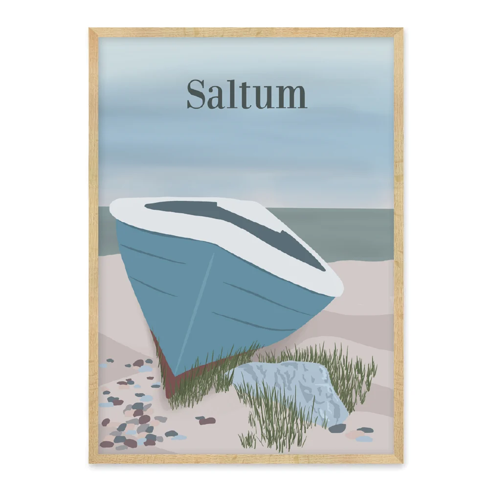 Saltum - sommerhusplakat