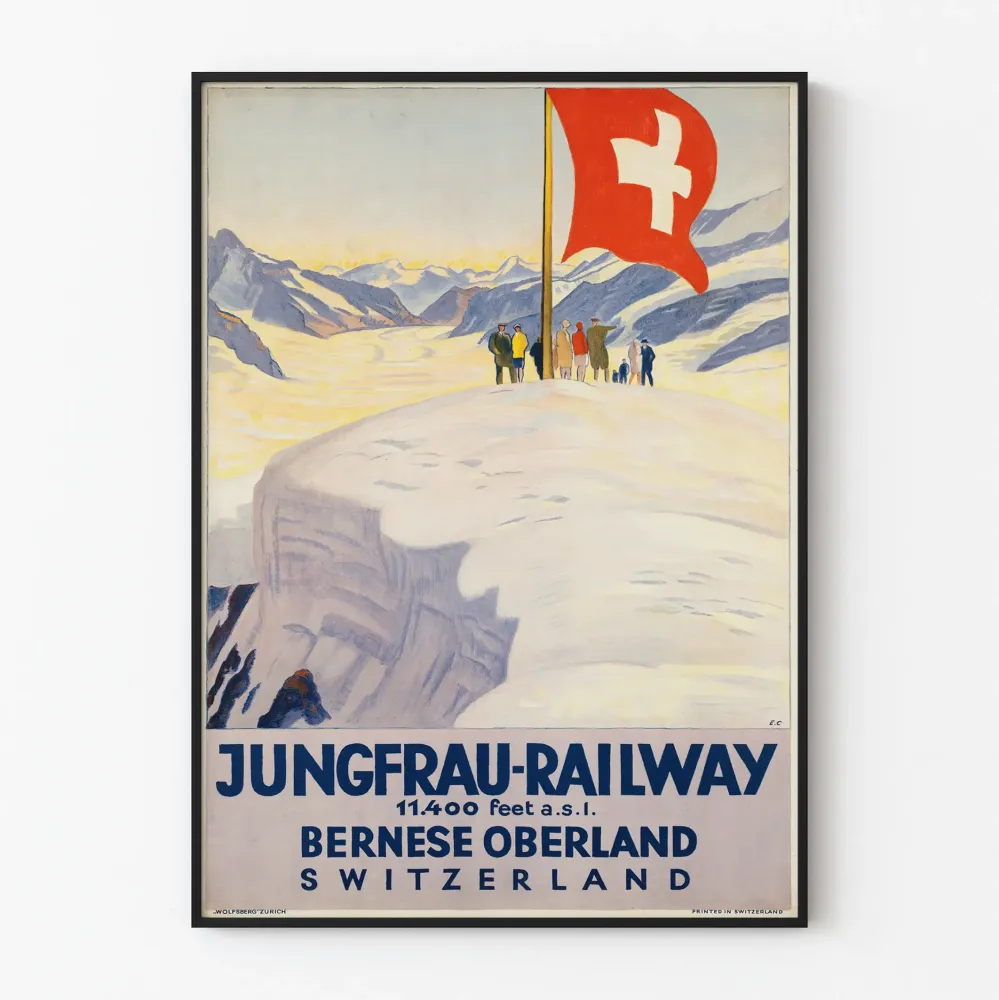 Seinäjuliste Jungfrau-rautatie Bernin Oberland Sveitsi