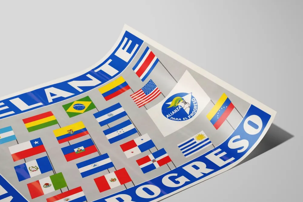 Seinäjuliste Yhdistyksen edistymiseksi ja amerikkalaisten latinalaisvaltioiden liput