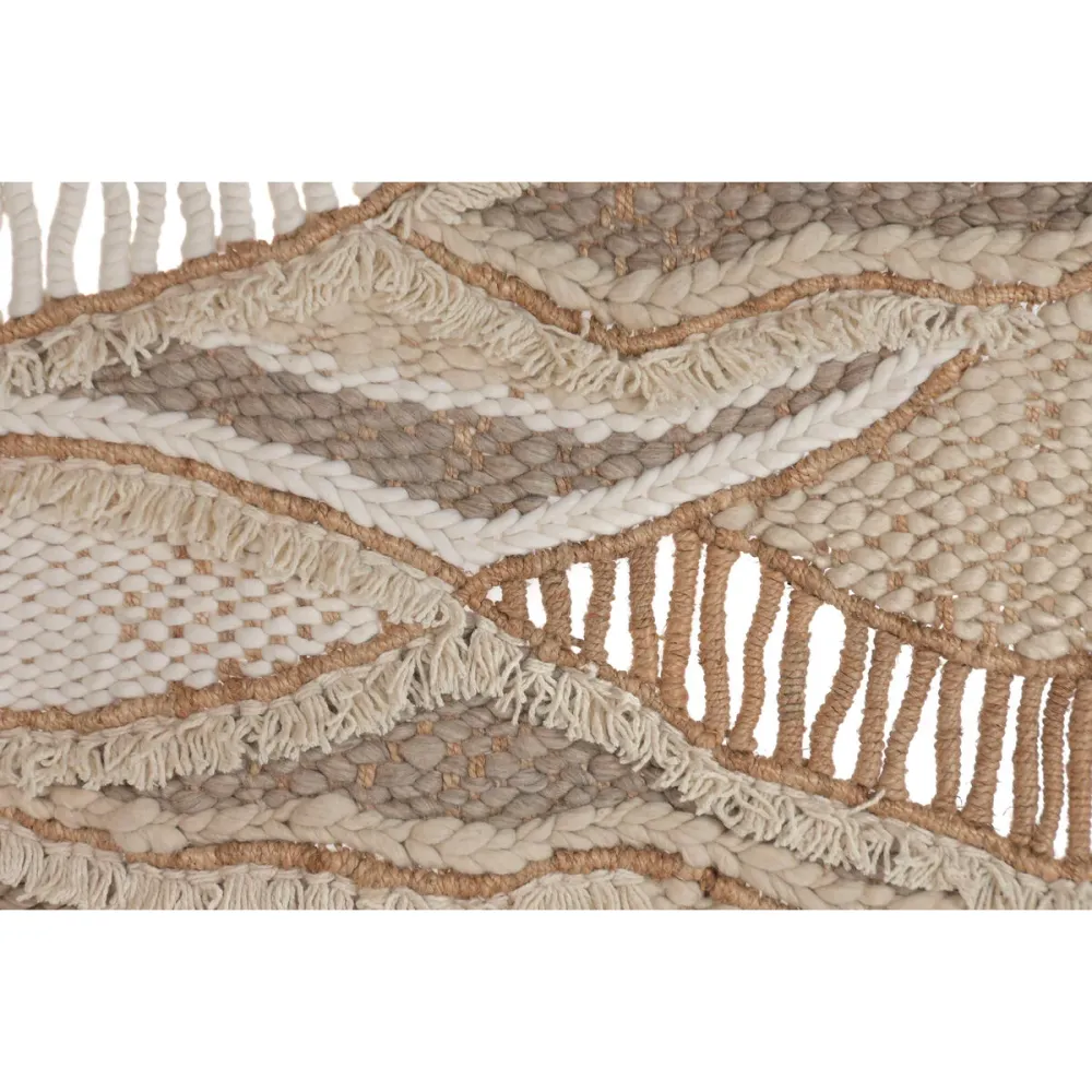 Seinäkoriste Home ESPRIT Beige Harmaa Luonnollinen