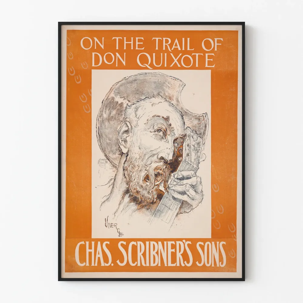 Seinäkoristejuliste Don Quijote - Don Quijoten jäljillä