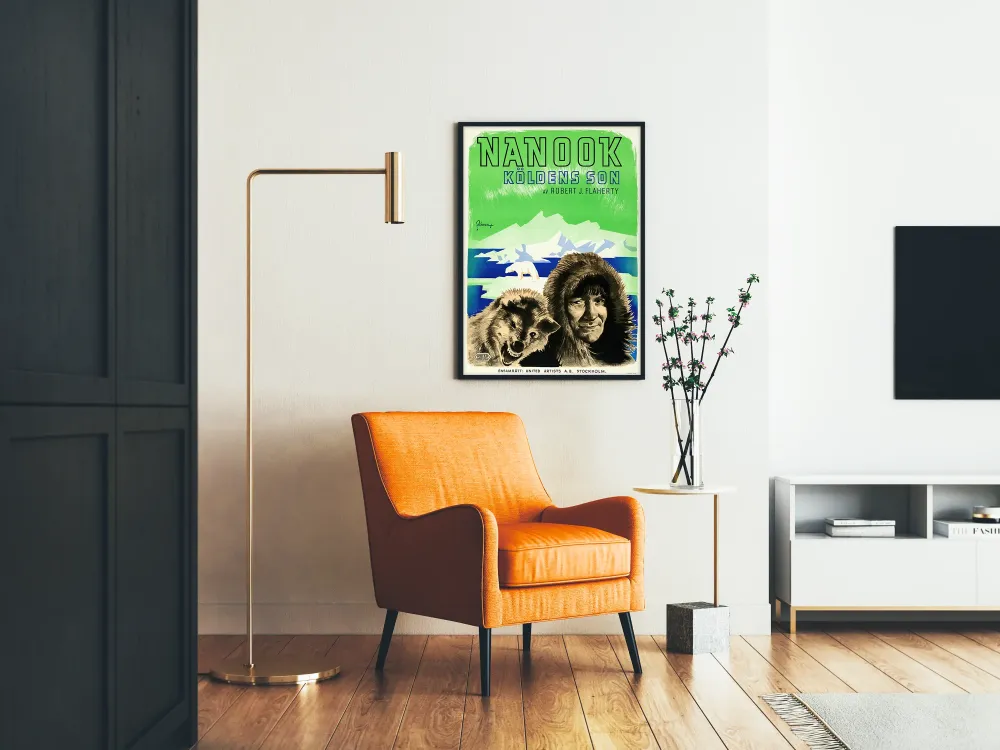Seinäkoristejuliste Nanook North, Robert J. Flaherty