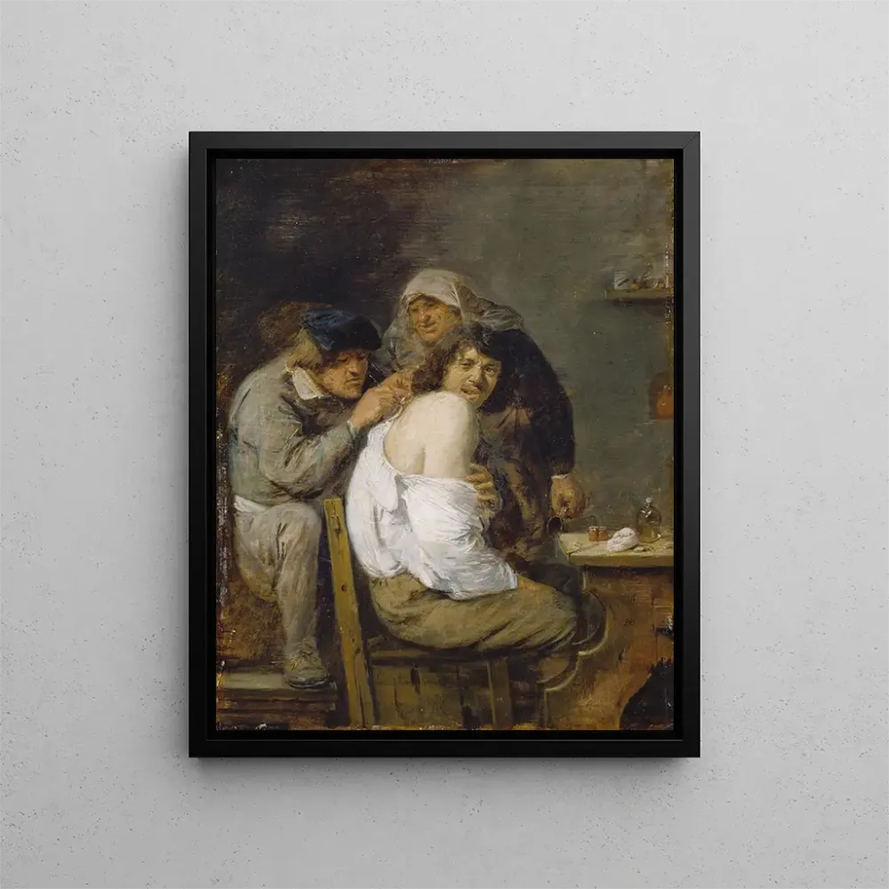 L selkärangan operaatio - Adriaen Brouwer | Taidetuloste