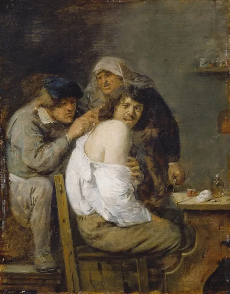 L selkärangan operaatio - Adriaen Brouwer | Taidetuloste