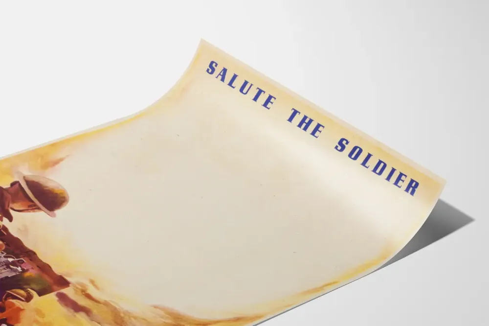 Sotilaspäiväys Saluutti Sotilas Sisustustarra Vintage