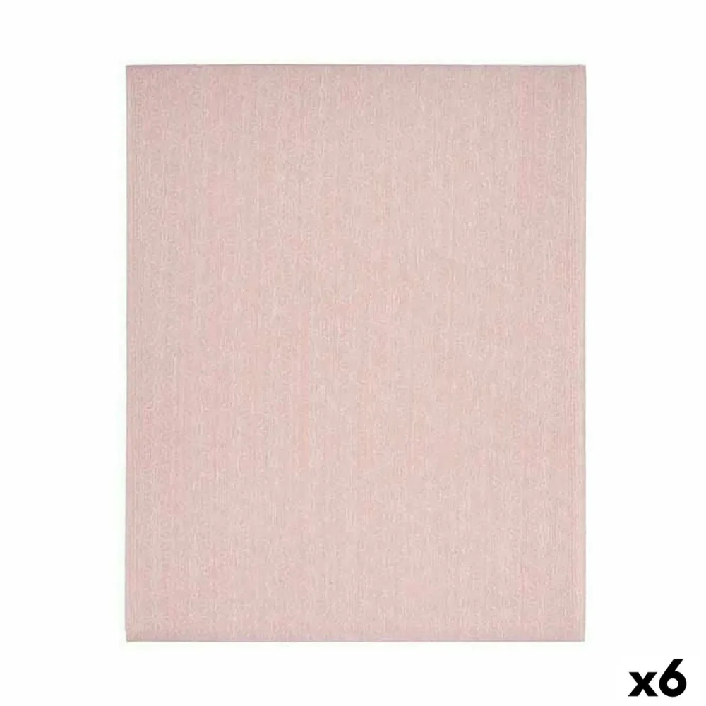 Tahroja estävä pöytäliina Kinvara ESTRELLA-R Pinkki Paksu canvas Tahroja estävä Tähti 140 x 180 cm (6 osaa)