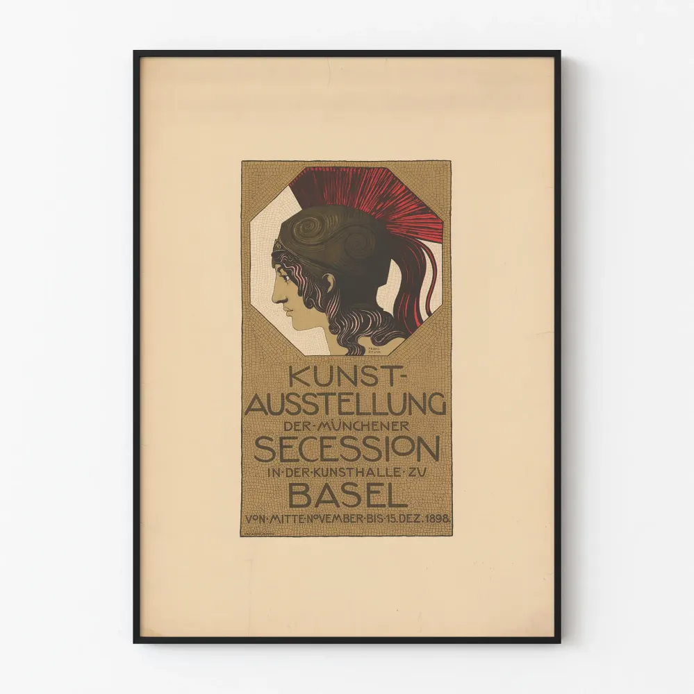 Taidenäyttelyn juliste Basel Kunsthallessä 1898