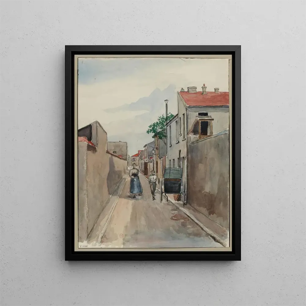 Taidetuloste Passage Drouait de la rue des Morillons à la rue de Nice à la Frontière - F. Sguin