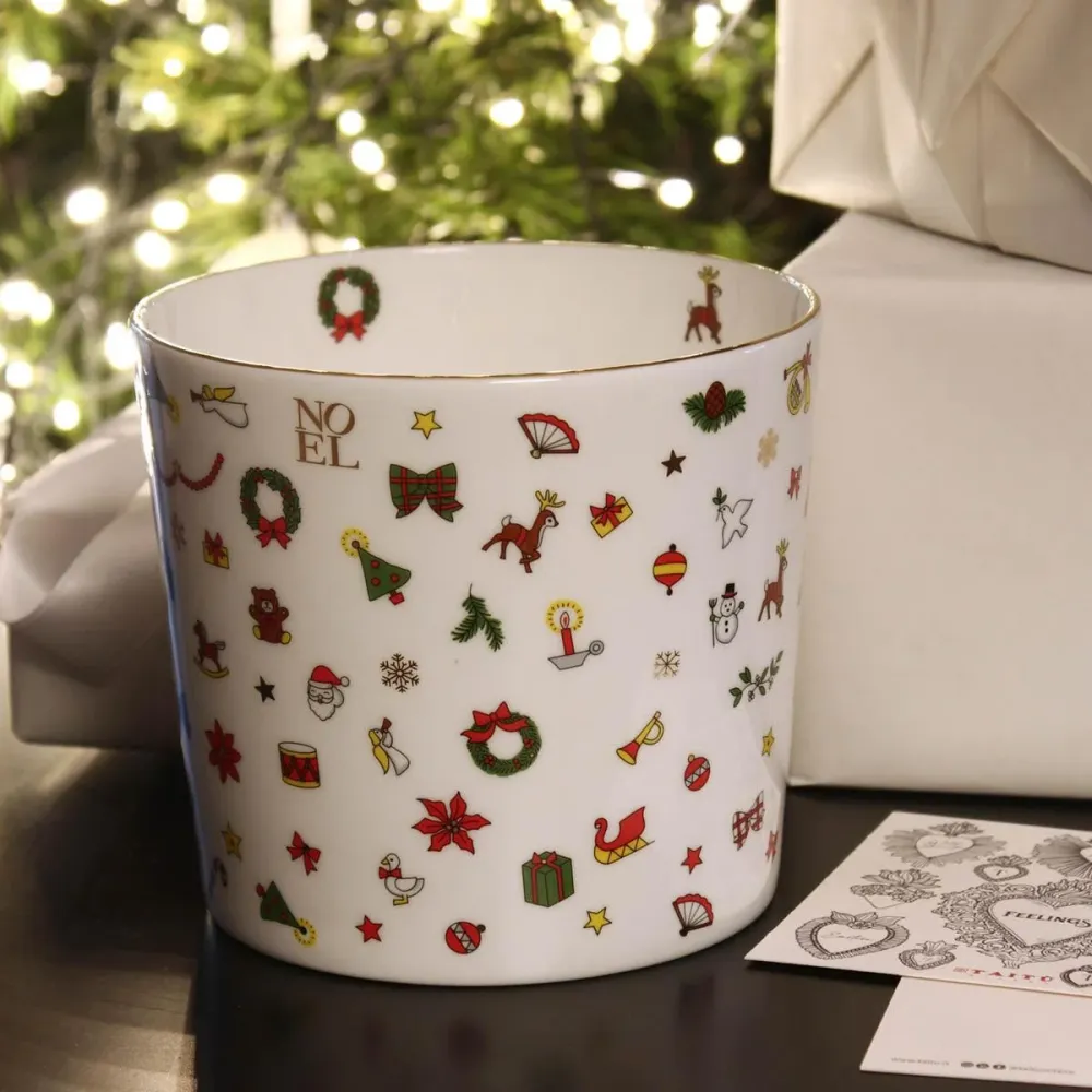 Taitù iso kätkösäiliö Noel Oro Collection Fine Bone China 12-4-15