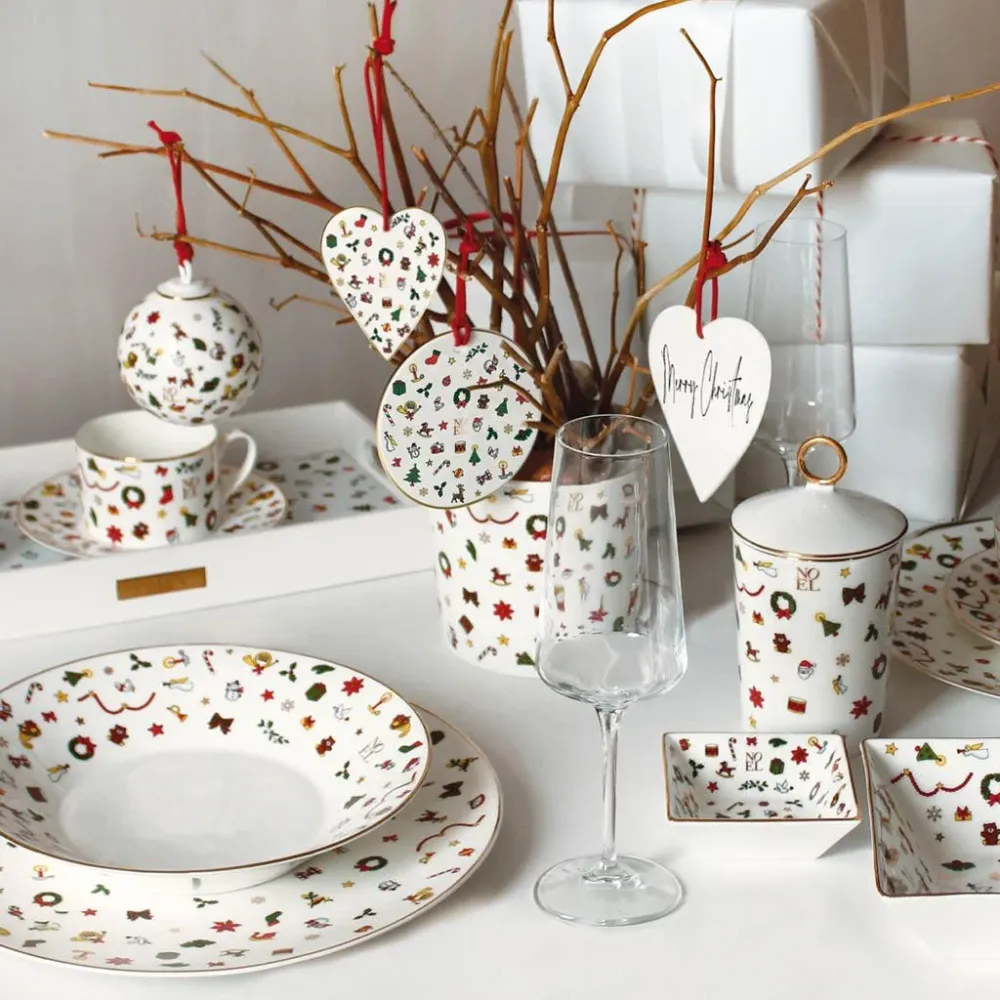 Taitù iso kätkösäiliö Noel Oro Collection Fine Bone China 12-4-15