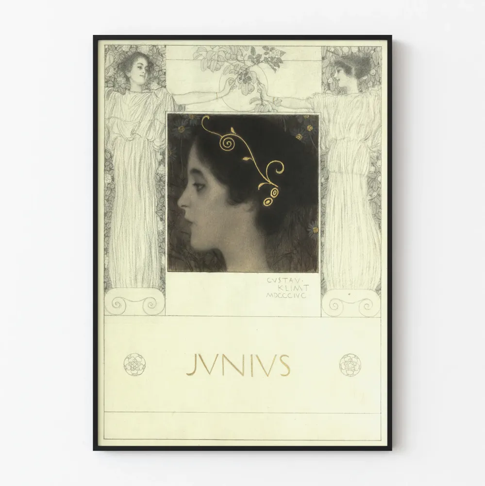 Taiteellinen juliste Junius, Gustav Klimt