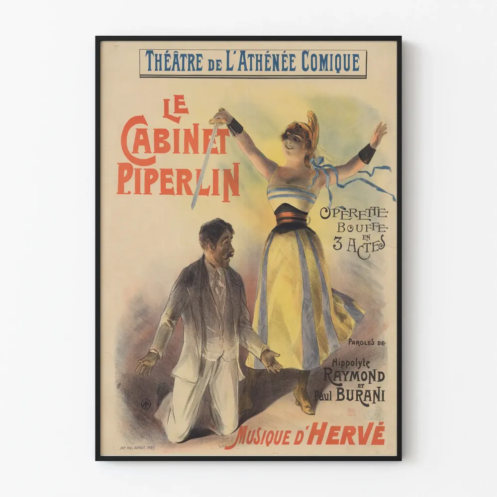 Teatteri Athénée Comique Juliste Piperlinin kabinetti
