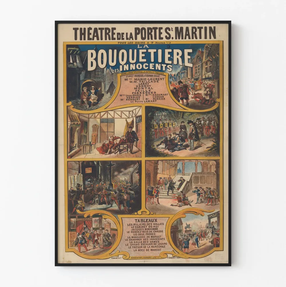 Teatteri La Bouquetière des Innocents - Porte Saint-Martin -teatterin juliste