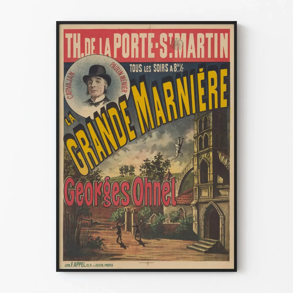 Teatteri La Grande Marnière -juliste Georges Ohnetilta