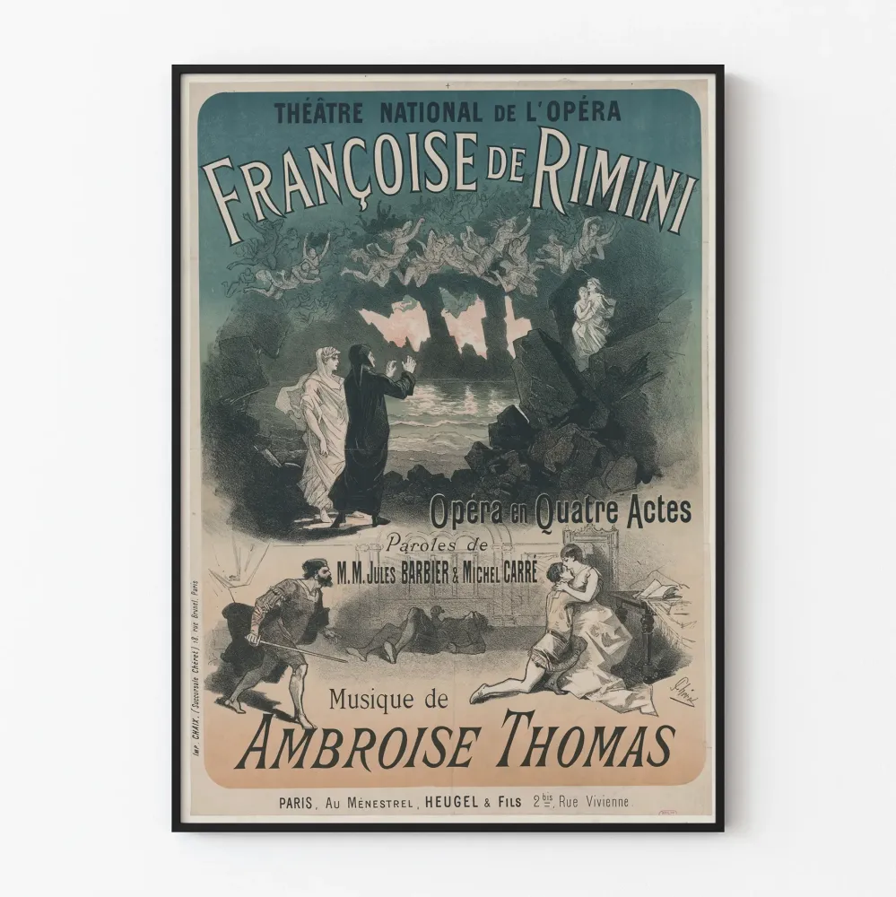 Teatteri Kansallisooppera - Françoise de Rimini juliste