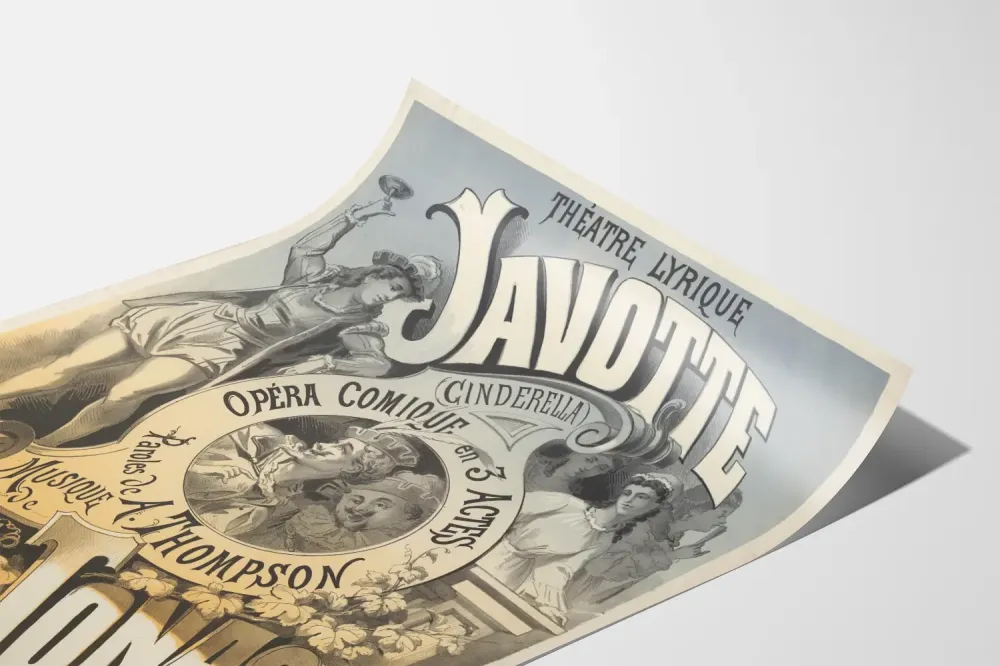 Teatteri Lyrique Juliste Javotte - Operetti Cinderella