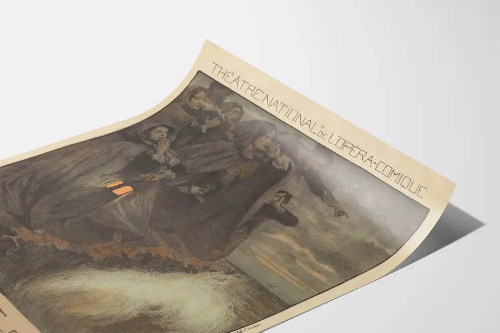 Teatteri National de l'Opéra-Comique Juliste Les Pêcheurs de Saint-Jean