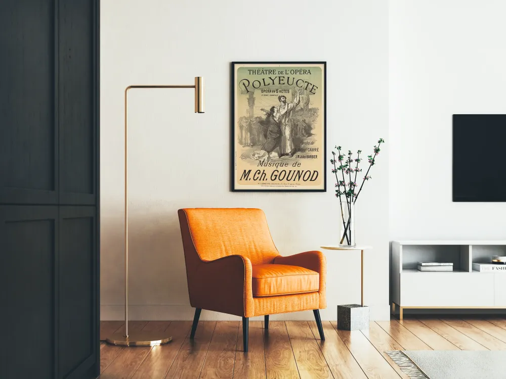 Teatteri Opera Polyucte - Vintage-tyylinen teatteriseinäkoriste