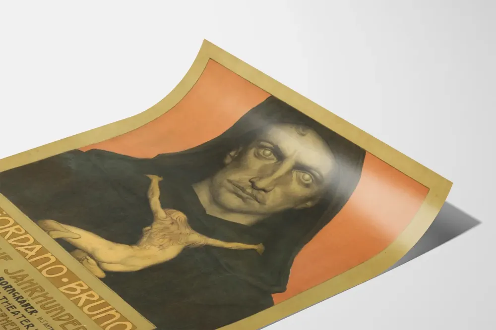 Teatterijuliste Giordano Bruno Otto Borngräberilta