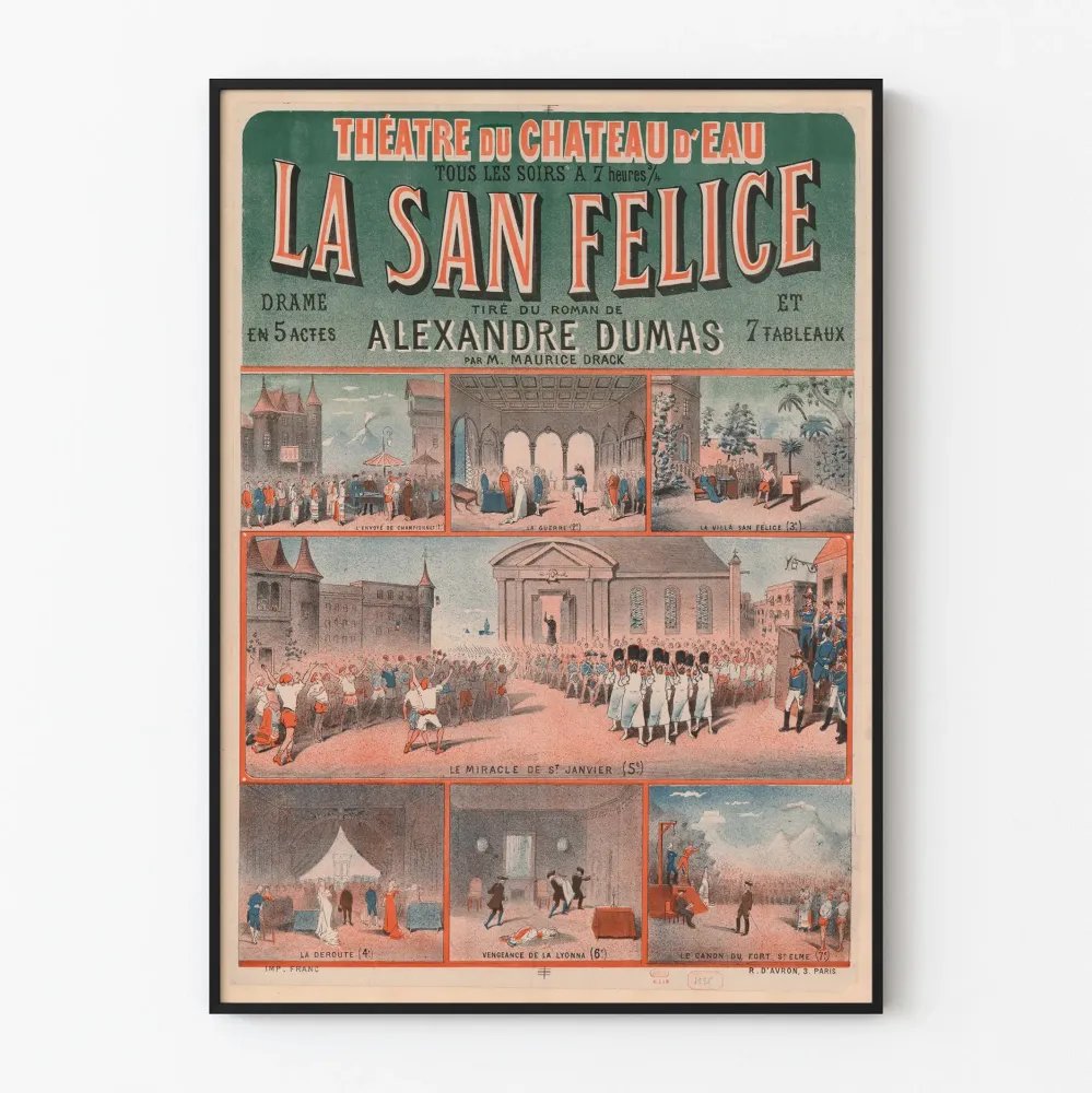 Teatterin juliste Château d'Eau La San Felice