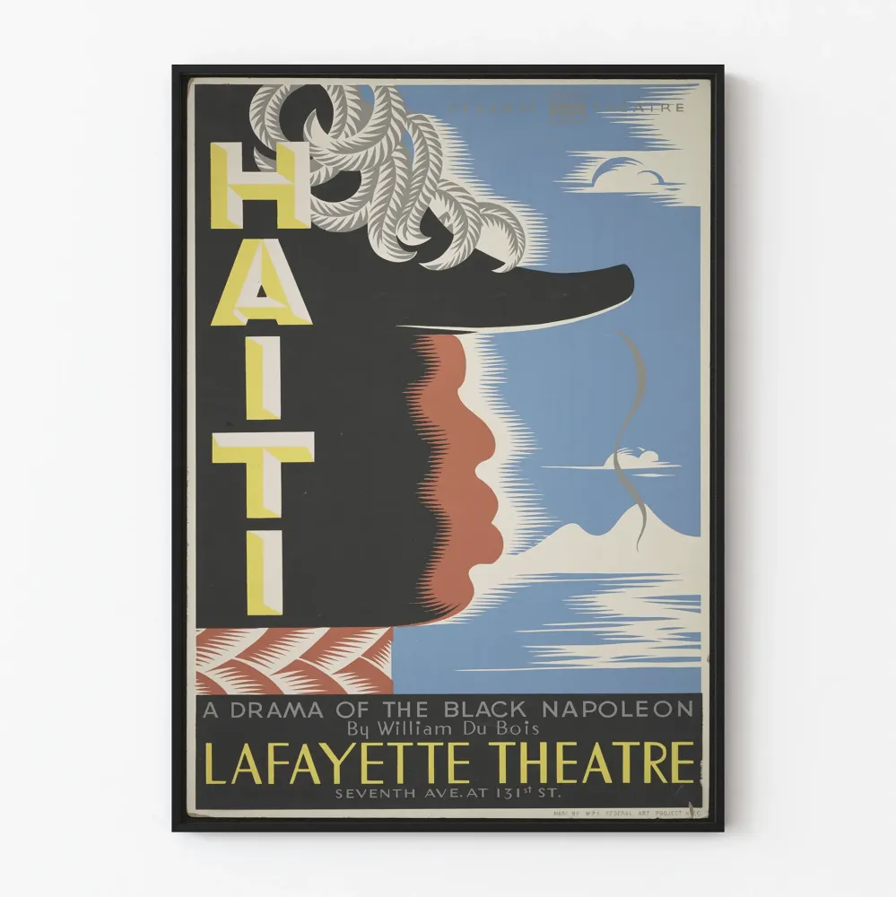 Teatterin juliste Haiti - William Du Bois'n draama