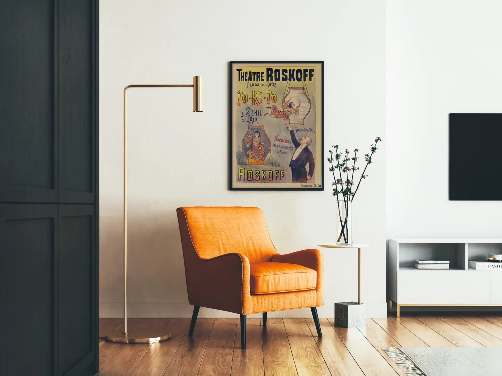 Teatterin juliste Roskoff To-Ki-To Ilman neronäytös
