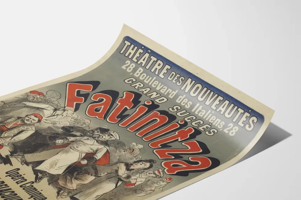 Teatterin Juliste Théâtre des Nouveautés - Ooppera Comique Fatinitza M. Suppé