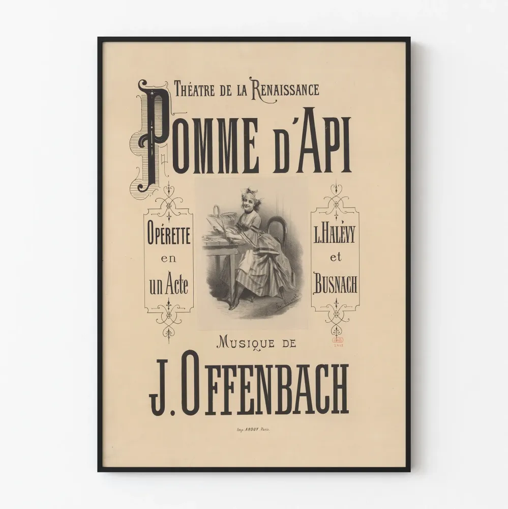 Teatterin Renaissance - Pomme d'Api juliste J. Offenbachilta