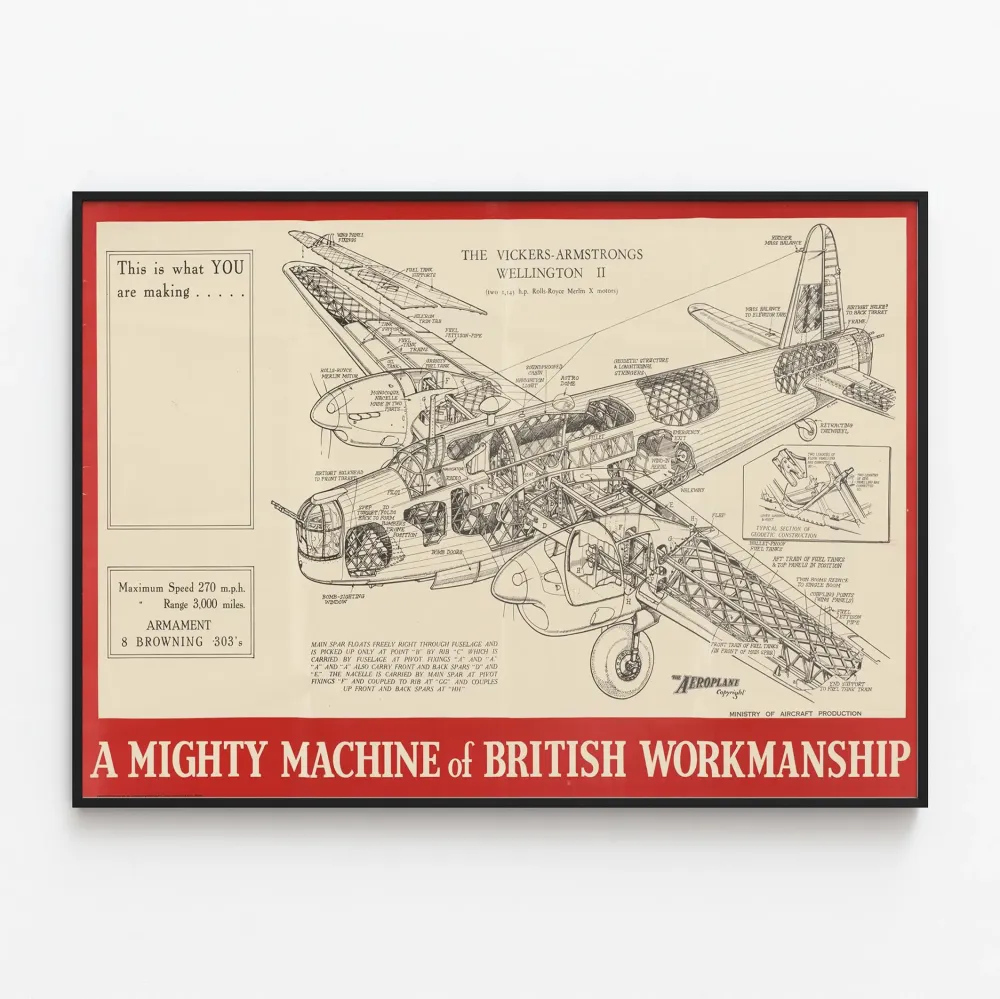 Tekninen lentokuvatuloste - Vickers-Armstrongs Wellington II