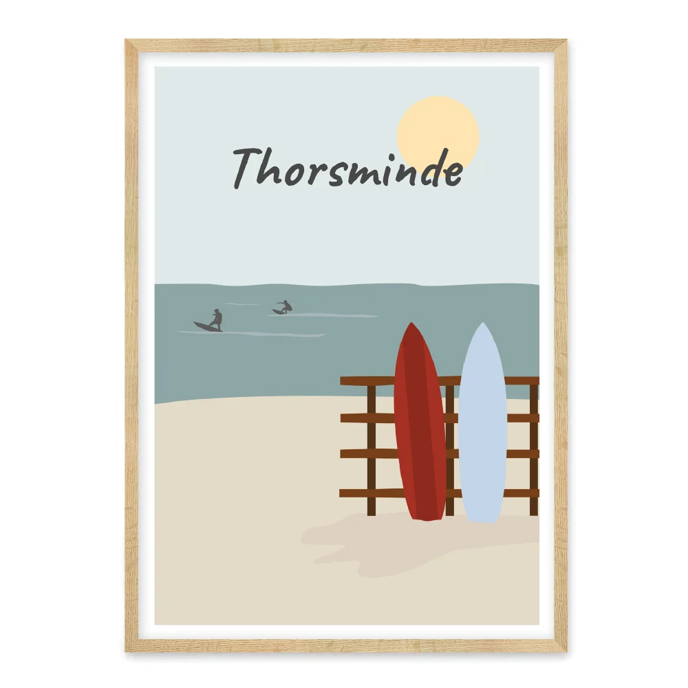 Thorsminde - sommerhus plakat