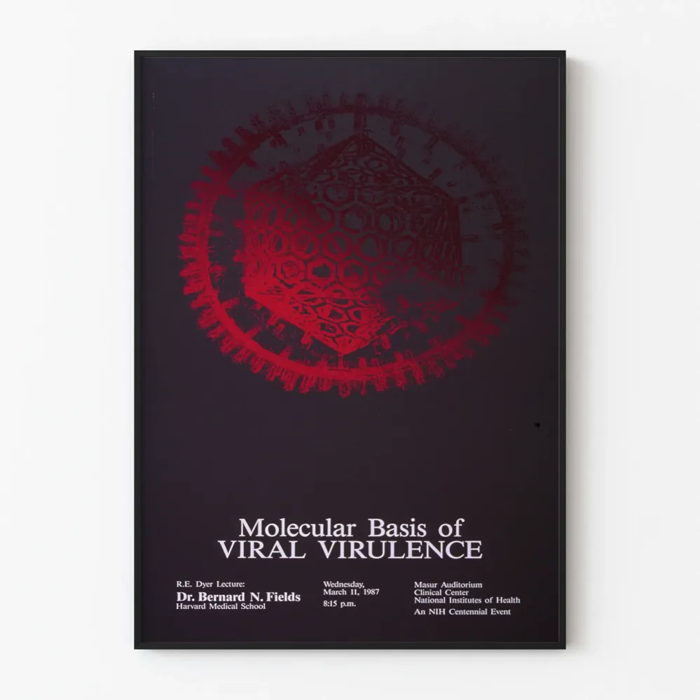 Tieteellinen juliste virulenssin molekyyliperustasta
