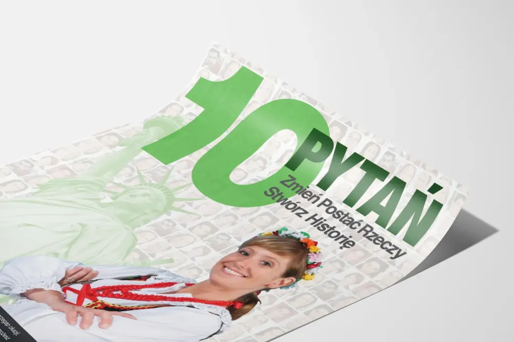 Tietoisuuden lisäämisen juliste vuoden 2010 väestönlaskennasta puolalaiselle yhteisölle